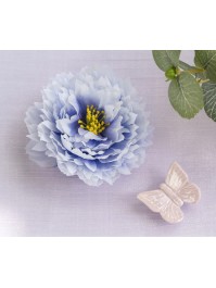 4 TETES PFINGSTROSE LAVENDEL DIA 9CM X 4CM