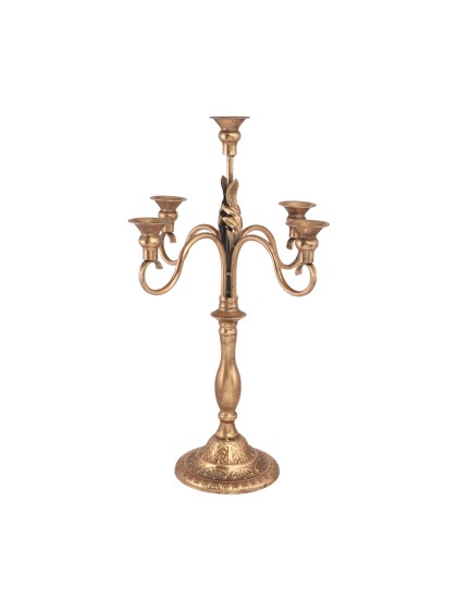 CHANDELIER METAL MAJESTIC 5 BRANCHES DIA 39CM X 59CM