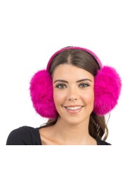 OHRENWÄRMER KUNSTFELL FUCHSIA Einheitsgröße