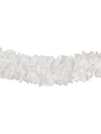 GIRLANDE BLUMEN WEISS DIA 9CM X 220CM