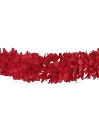 GIRLANDE BLUMEN ROT DIA 9CM X 220CM