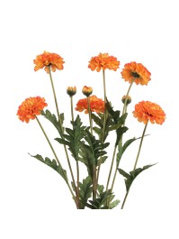 BLUMENSTRAUSS 3 STIELE TAGETES ORENGELS 12CM X 8CM X 59CM