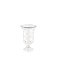 VASE GLAS VENISE TRANSPARENT 12CM X 12CM X 19CM