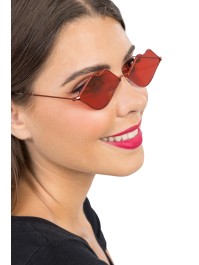 BRILLE MUND ROT 14.5CM X 14CM X 4CM