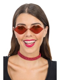 BRILLE MUND ROT 14.5CM X 14CM X 4CM