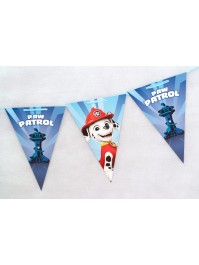 WIMPELKETTE BLAU PAW PATROL © 190CM X 18CM