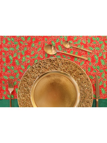 GOLDEN PP HAMMERED CHARGER PLATE DIA 33CM