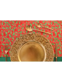 ASSIETTE DE PRESENTATION MARTELE OR DIA 33CM