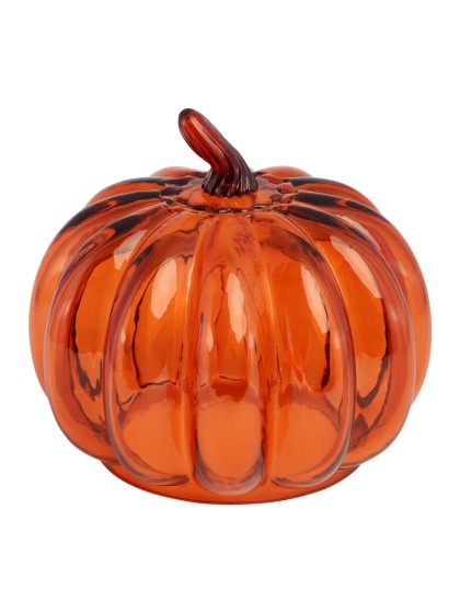 KÜRBIS GLAS ORENGEL SIENNA DIA 15.8CM X 14.5CM
