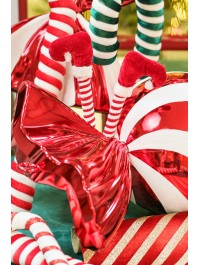 CANDY STRIPES ELF\'S LEG TWIG 24CM X 2.5CM X 40CM