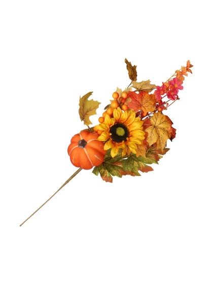 PICK HERBST SONNENBLUMEN UND KÜRBISSE 25CM X 12CM X 60CM