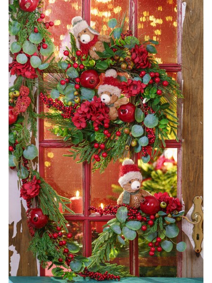 RED BERRIES GARLAND 150CM X 20CM X 13CM