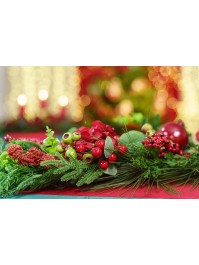 RED BERRIES GARLAND 150CM X 20CM X 13CM