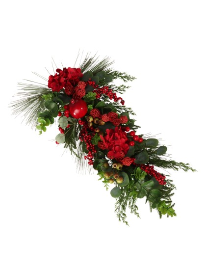 SUSPENSION OU CENTRE DE TABLE RED BERRIES 70CM X 40CM X 14CM