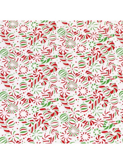 TISCHLÄUFER LUXERIA PEPPERMINT TWIST 29CM X 3M