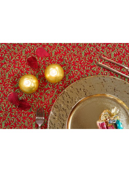 CHEMIN DE TABLE LUXERIA RUBY VELVET 29CM X 3M