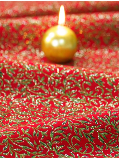 CHEMIN DE TABLE LUXERIA RUBY VELVET 29CM X 3M