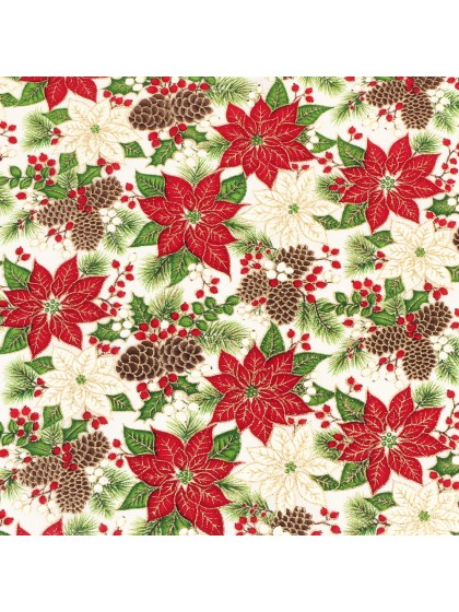 BELLE WINTER LUXERIA TABLE RUNNER 29CM X 3M