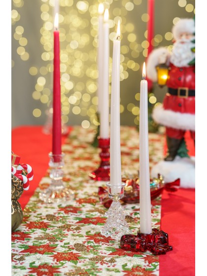 CHEMIN DE TABLE LUXERIA BELLE WINTER 29CM X 3M