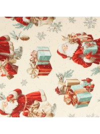 CHEMIN DE TABLE IMPRESSION 3D CLASSIC SANTA 28CM X 3M