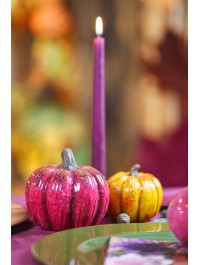 BIG SIZE TERRACOTTA PUMPKIN 4 ASSORTED COLORS DIA 11.1CM X 10.7CM