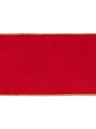 DELUXE VELVET RED RIBBON 12CM X 5M