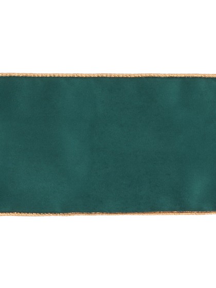 DELUXE VELVET TEAL RIBBON 12CM X 5M