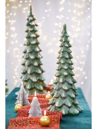 BIG SIZE SNOWY GREEN XMAS TREE IN MAGNESIA DIA 26CM X 62CM