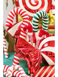 CANDY CANE CANDY STRIPES A SUSPENDRE- 2 ASS 16CM X 4.5CM X 44CM