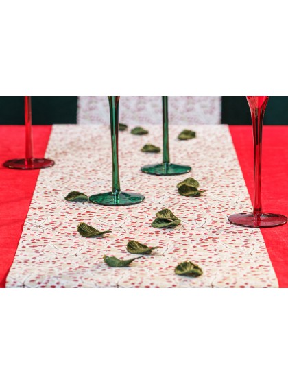 BAG OF 50 GREEN VELVET PETALS WITH GLITTERED BORDER 3.5CM X 0.1CM X 5CM