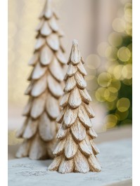 TANNE POLYRESIN VERSCHNEIT PM DIA 11CM X 15CM