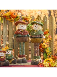 WILLOW SCARECROW TELESCOPIC LEGS - 2 ASS 26CM X 12CM X 48CM /68CM