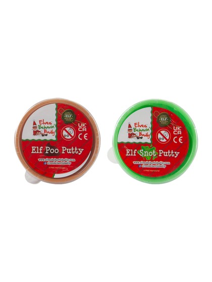 ELF BEHAVIN BADLY POO PUTTY/ SNOT - 2 ASS 7.5CM X 7CM X 2CM