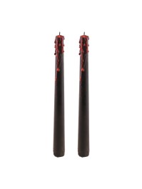 SET 2 WEEPING TAPER CANDLES DIA 2.1CM X 25CM