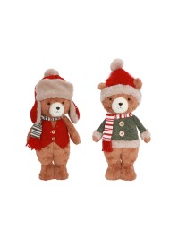 OURS BARNABEY DEBOUT - 2 ASSORTIS ENV 23CM X 15CM X 52CM
