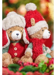 BÄR BARNABEY ASSIS - 2 ASSORTIS CA. 21CM X 14CM X 36CM