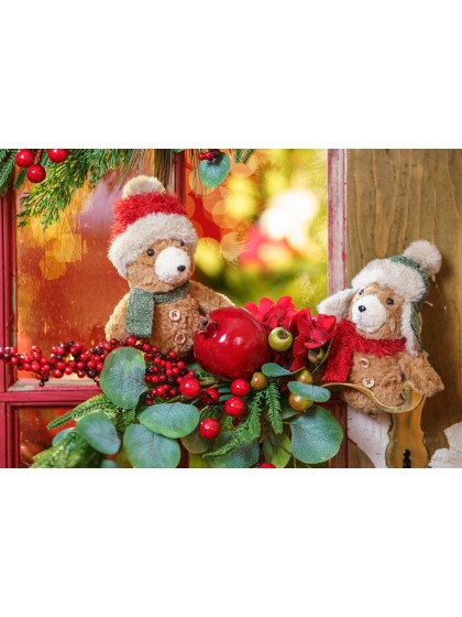 MINI BARNABEY BEAR TO HANG - 2 ASS 12.5CM X 7.5CM X 17CM