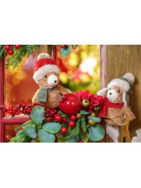 MINI OURS BARNABEY SUSPENDRE - 2 ASS 12.5CM X 7.5CM X 17CM