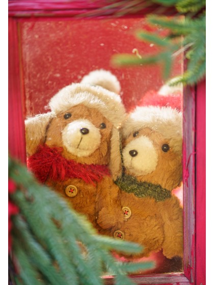 MINI OURS BARNABEY SUSPENDRE - 2 ASS 12.5CM X 7.5CM X 17CM