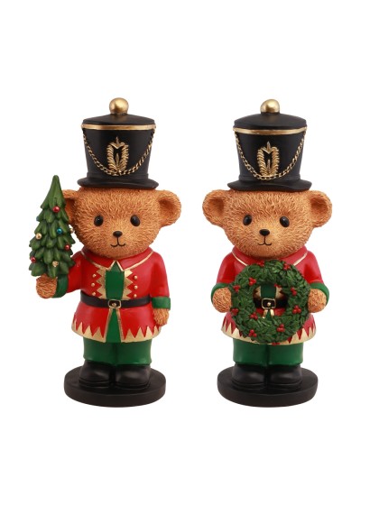 SWEET BEAR BARNABEY RESINE - 2 ASS ENV 12.5CM X 8CM X 25CM