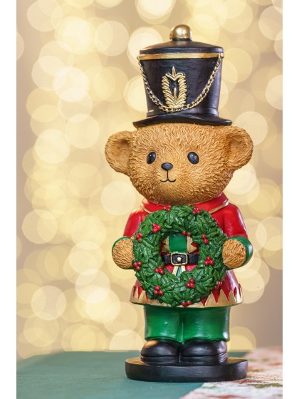 RESIN SWEET BEAR BARNABEY - 2 ASS AROUND 12.5CM X 8CM X 25CM