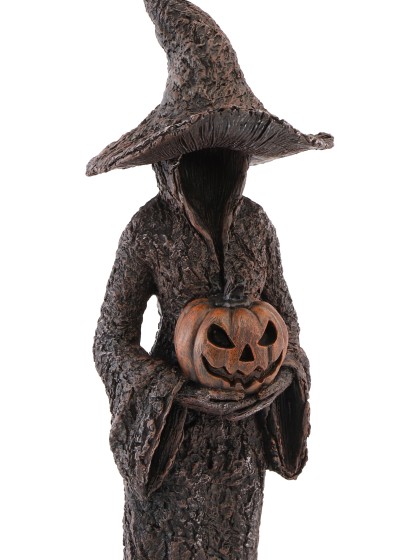 POLYRESIN FOREST WITCH STATUE 17CM X 12.5CM X40.5CM