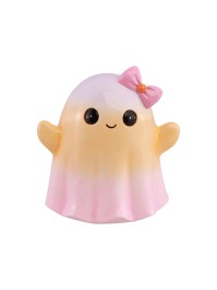 FANTOME SOURIANT RESINE COULEURS DEGRADEES SUMMERWEEN 18CM X 14CM X 20CM