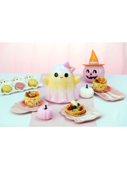 FANTOME SOURIANT RESINE COULEURS DEGRADEES SUMMERWEEN 18CM X 14CM X 20CM