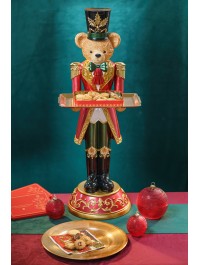 SIR BEAR BARNABEY WITH PLATE 32CM X 33CM X 83.5CM