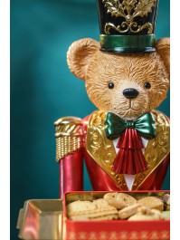 SIR BEAR BARNABEY WITH PLATE 32CM X 33CM X 83.5CM