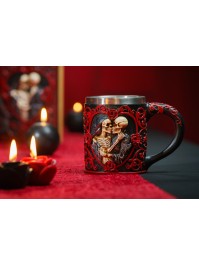 MUG RESINE ETERNAL LOVE 15CM X 9CM X 11CM