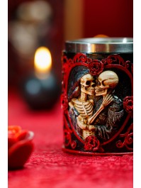 MUG RESINE ETERNAL LOVE 15CM X 9CM X 11CM