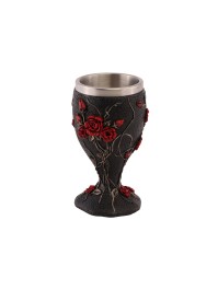 CALICE RESINE ETERNAL LOVE 7CM X 7CM X 14.5CM