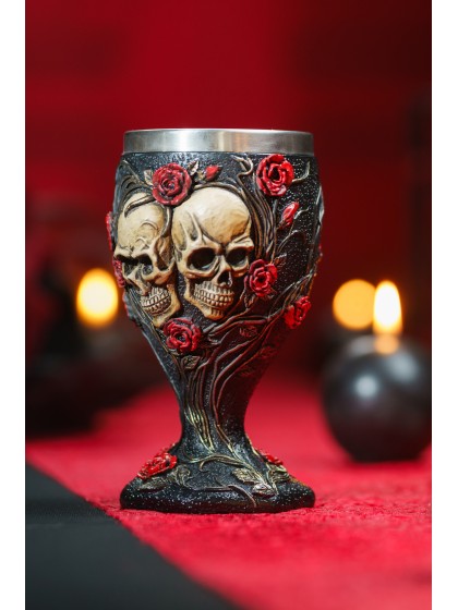 KELCH KUNSTHARZ ETERNAL LOVE 7CM X 7CM X 14.5CM